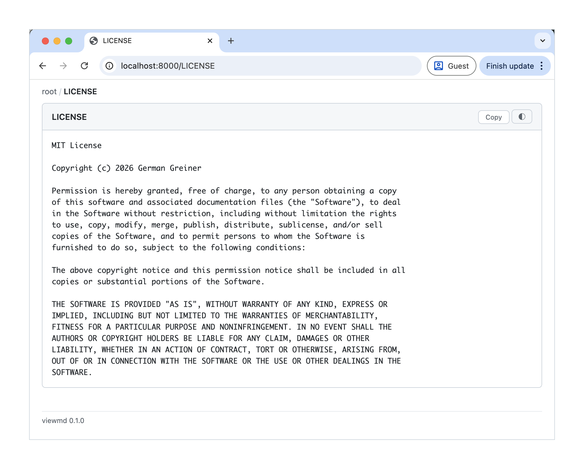 Text file viewing